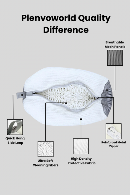 PlenvoWorld™ Shoe Washing Bag